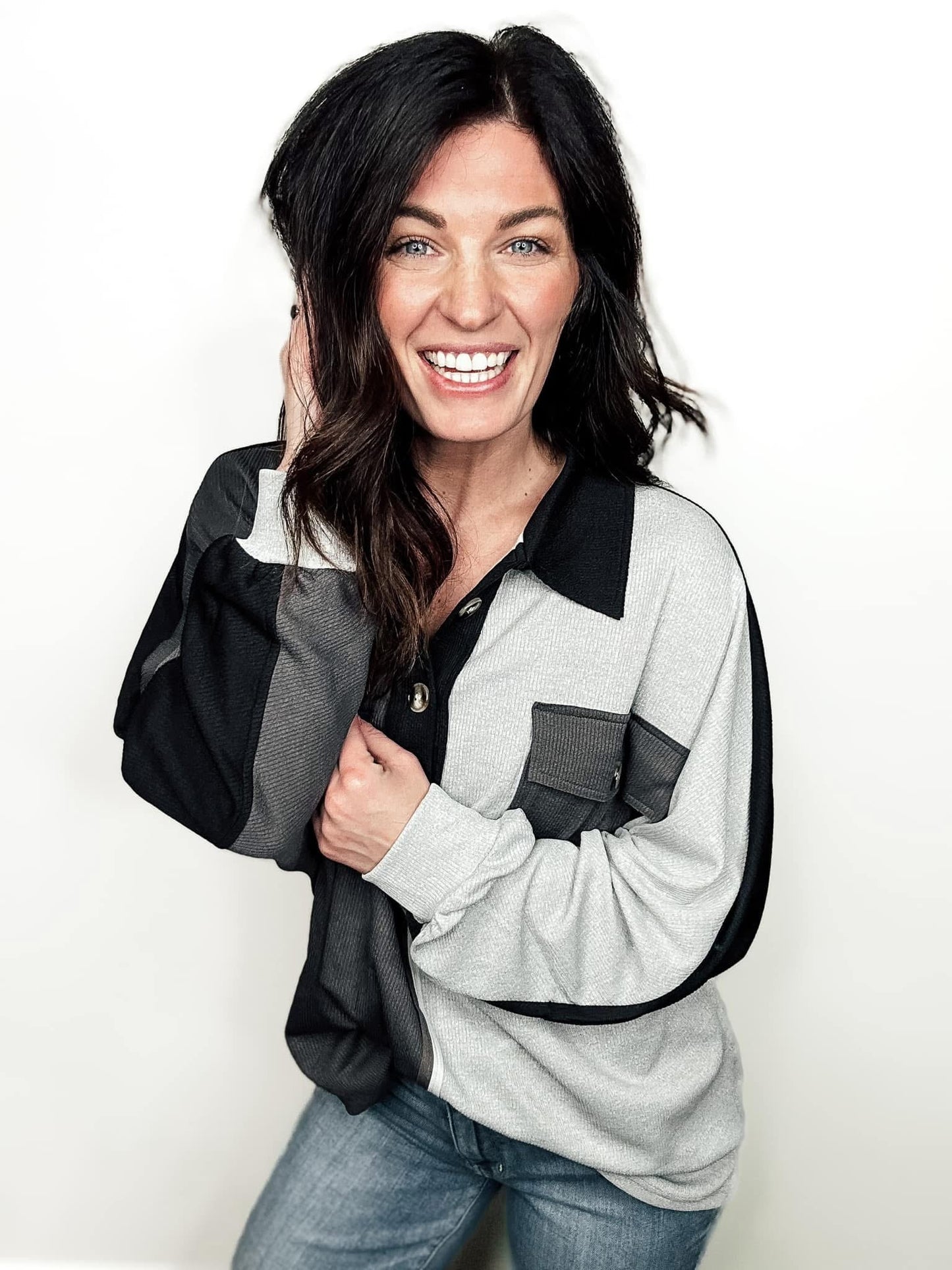 Preorder: Oversized Colorblock Bliss Pullover