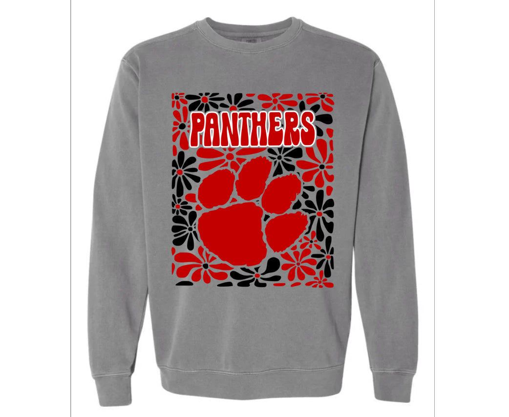 Floral Panthers on Comfort Colors Preorder