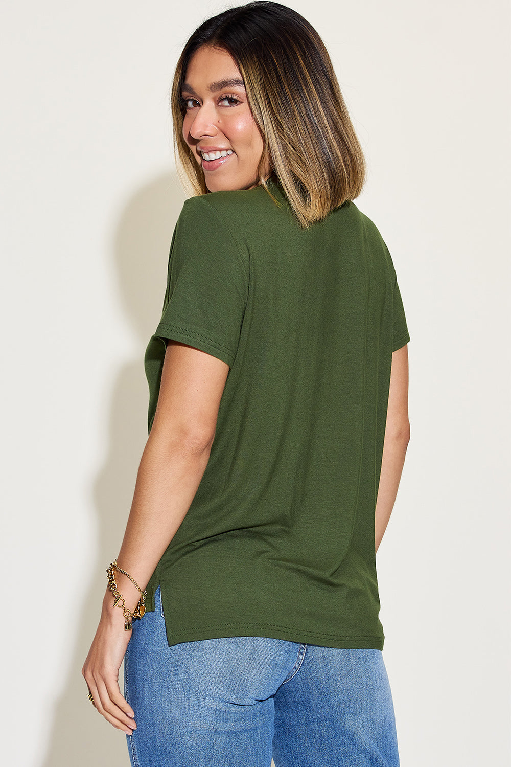 PREORDER: V-Neck High-Low T-Shirt