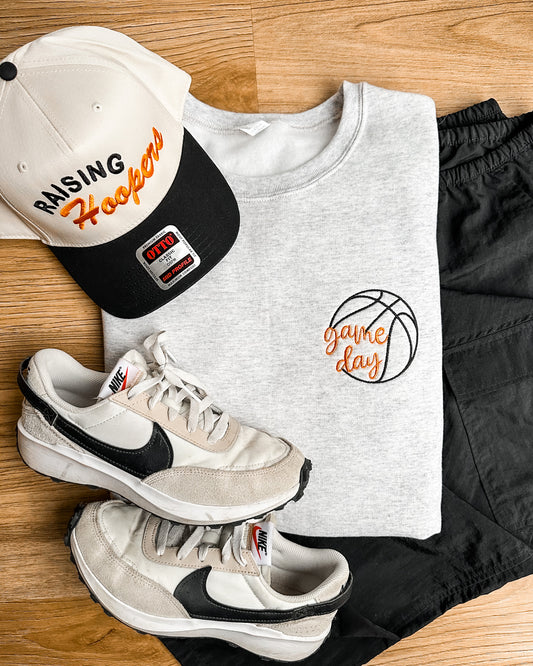 Basketball Game Day Embroidery Preorder