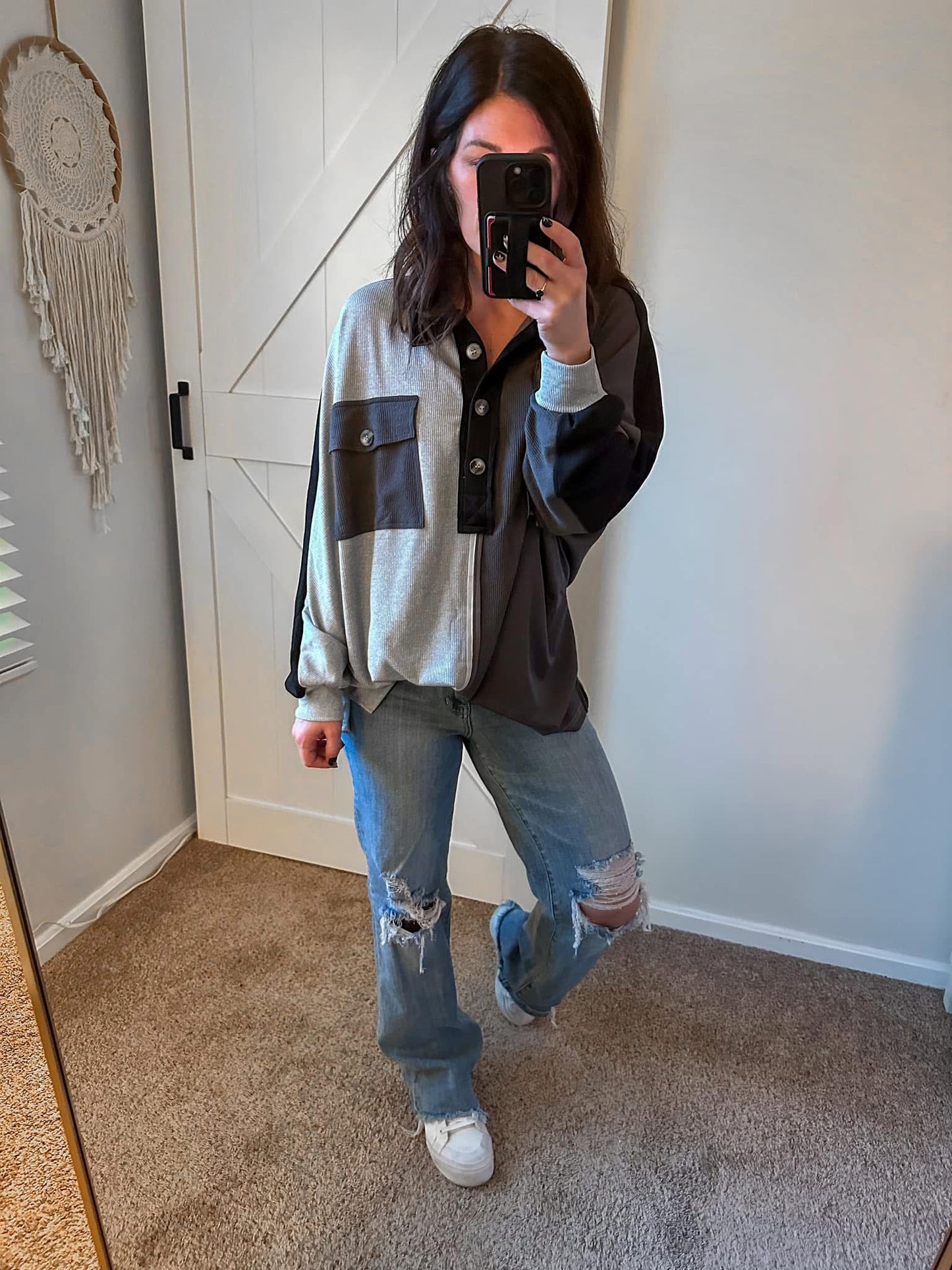 Preorder: Oversized Colorblock Bliss Pullover