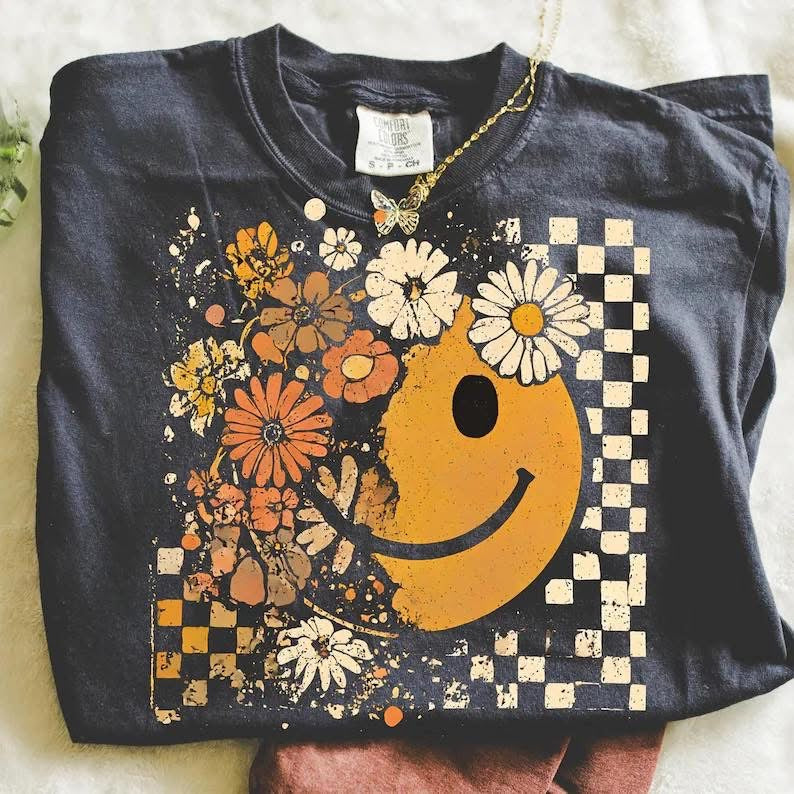 Autumn Checkered Smiley Preorder