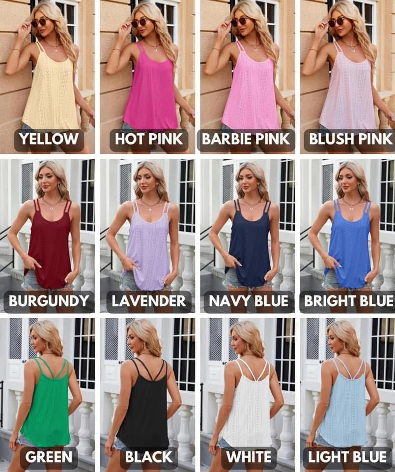 PREORDER: Sunkissed Eyelet Tank