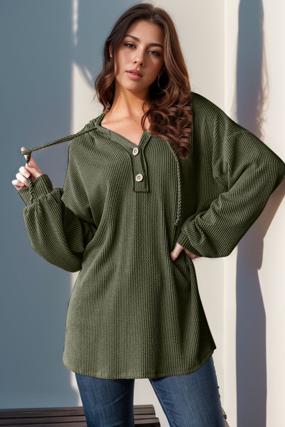 PREORDER: Urban Ribbed Knit Hoodie