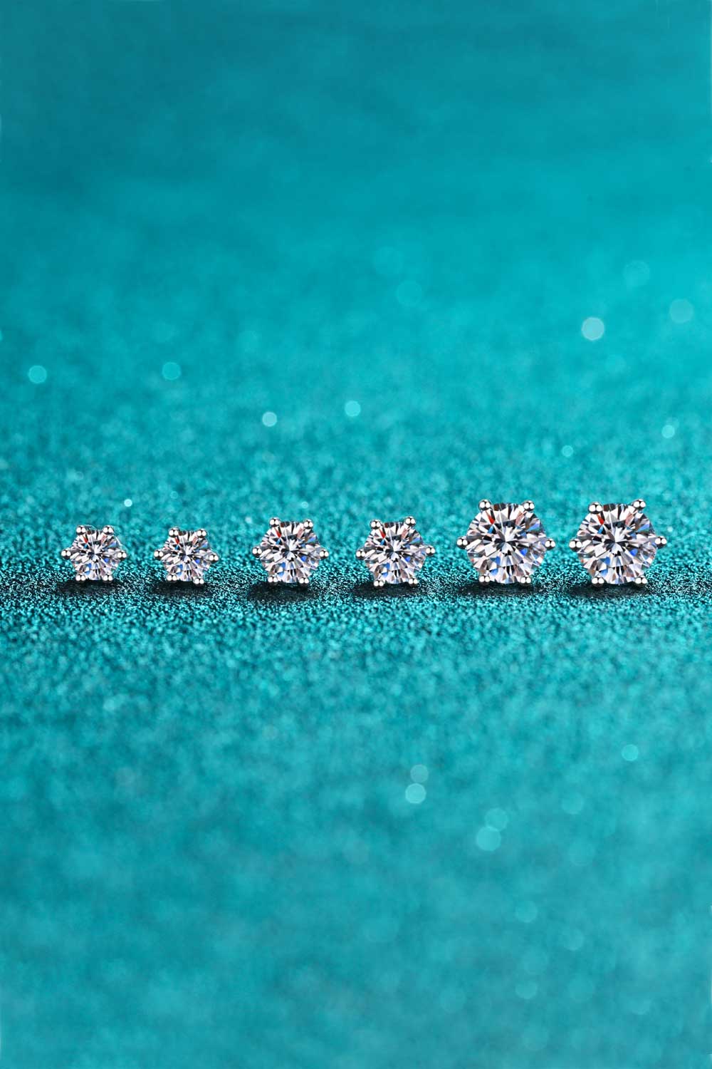 0.4 Total Carat Moissanite Stud Earrings PREORDER