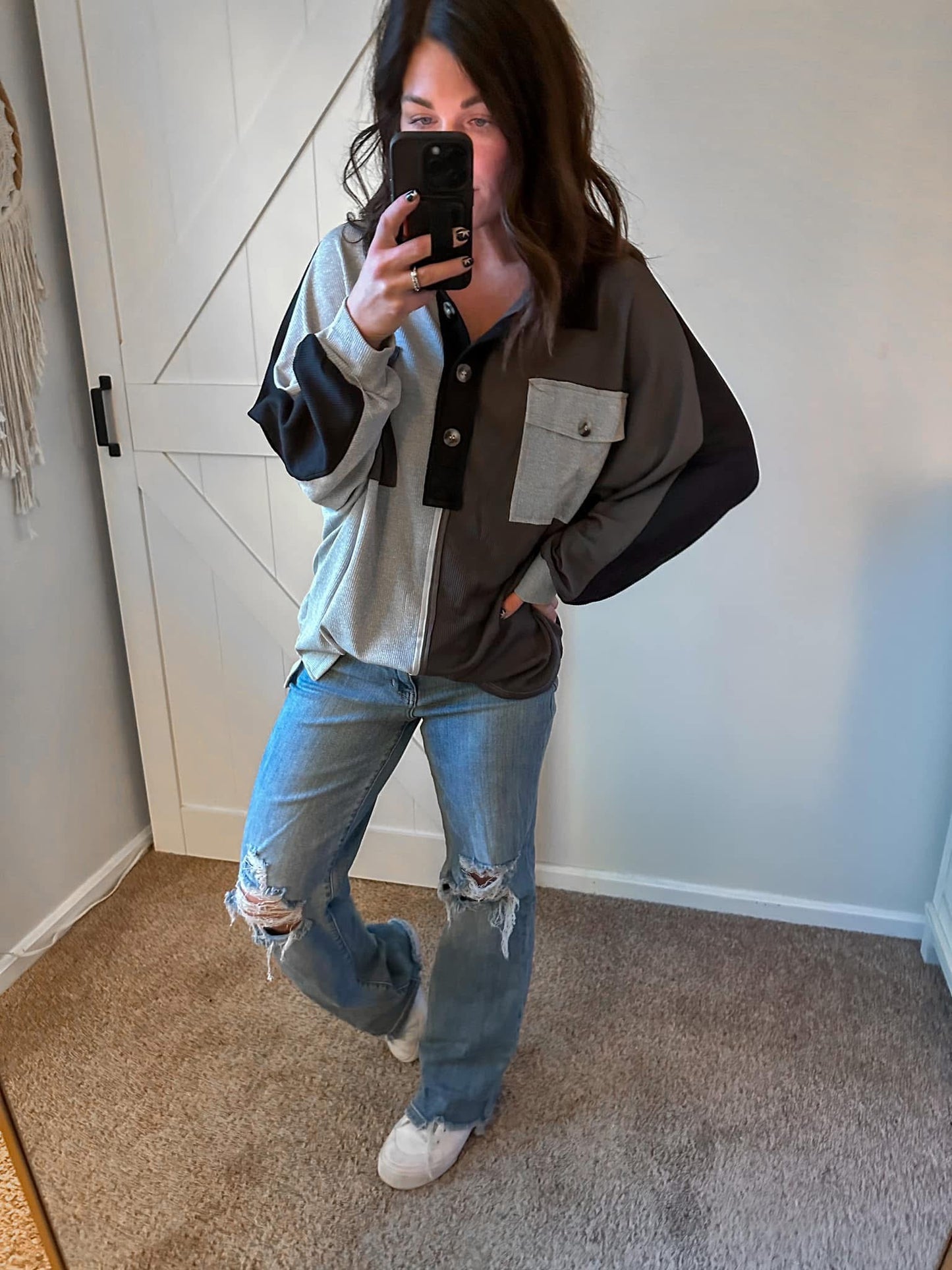 Preorder: Oversized Colorblock Bliss Pullover