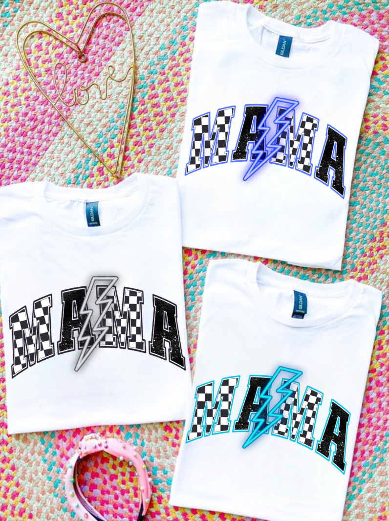 Checkered Mama Outline Preorder