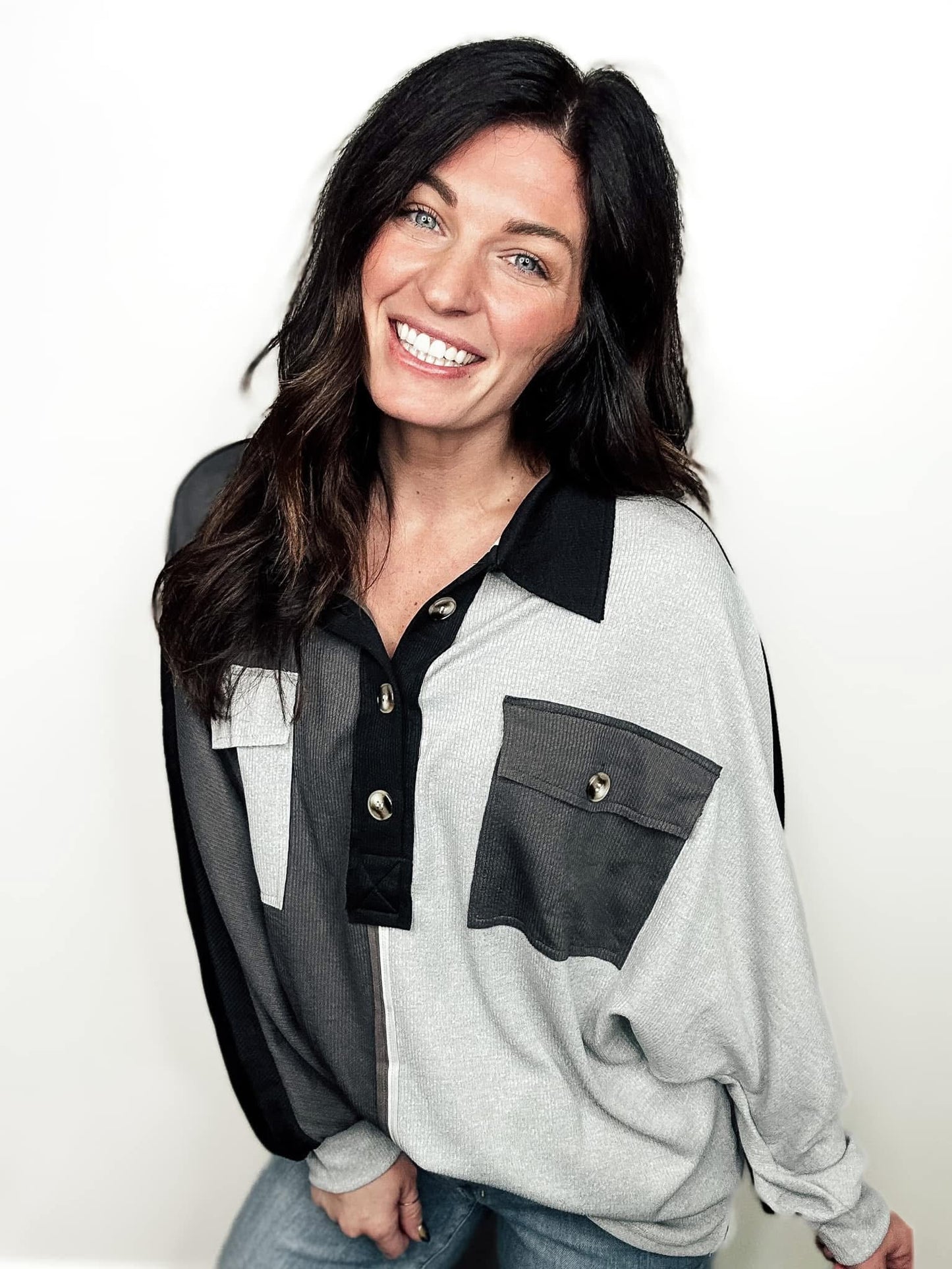 Preorder: Oversized Colorblock Bliss Pullover