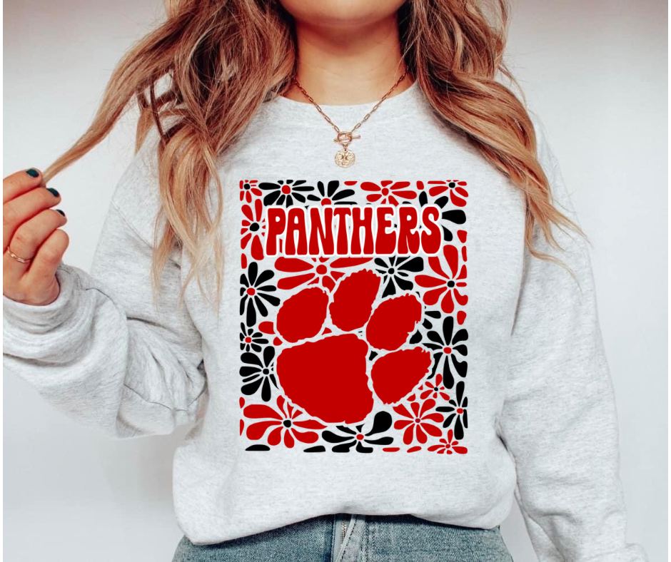 Floral Panthers on Comfort Colors Preorder