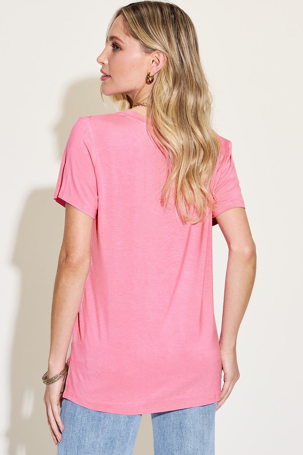 PREORDER: V-Neck High-Low T-Shirt