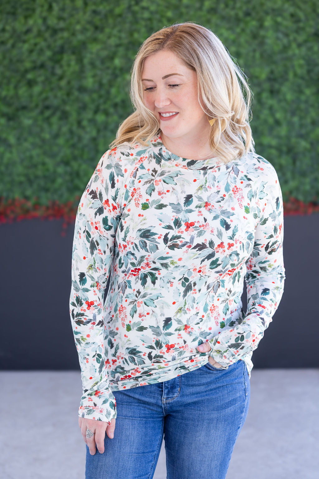 Blair Long Sleeve Top - Winter Berry