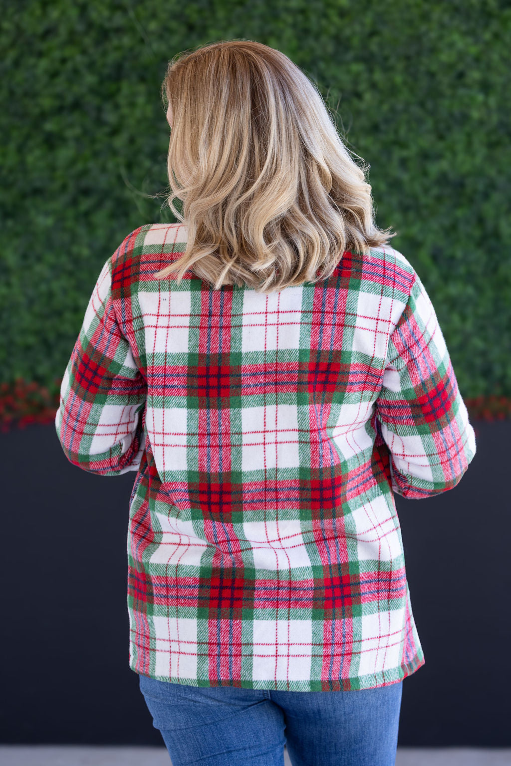 Plaid Shacket - Christmas Plaid