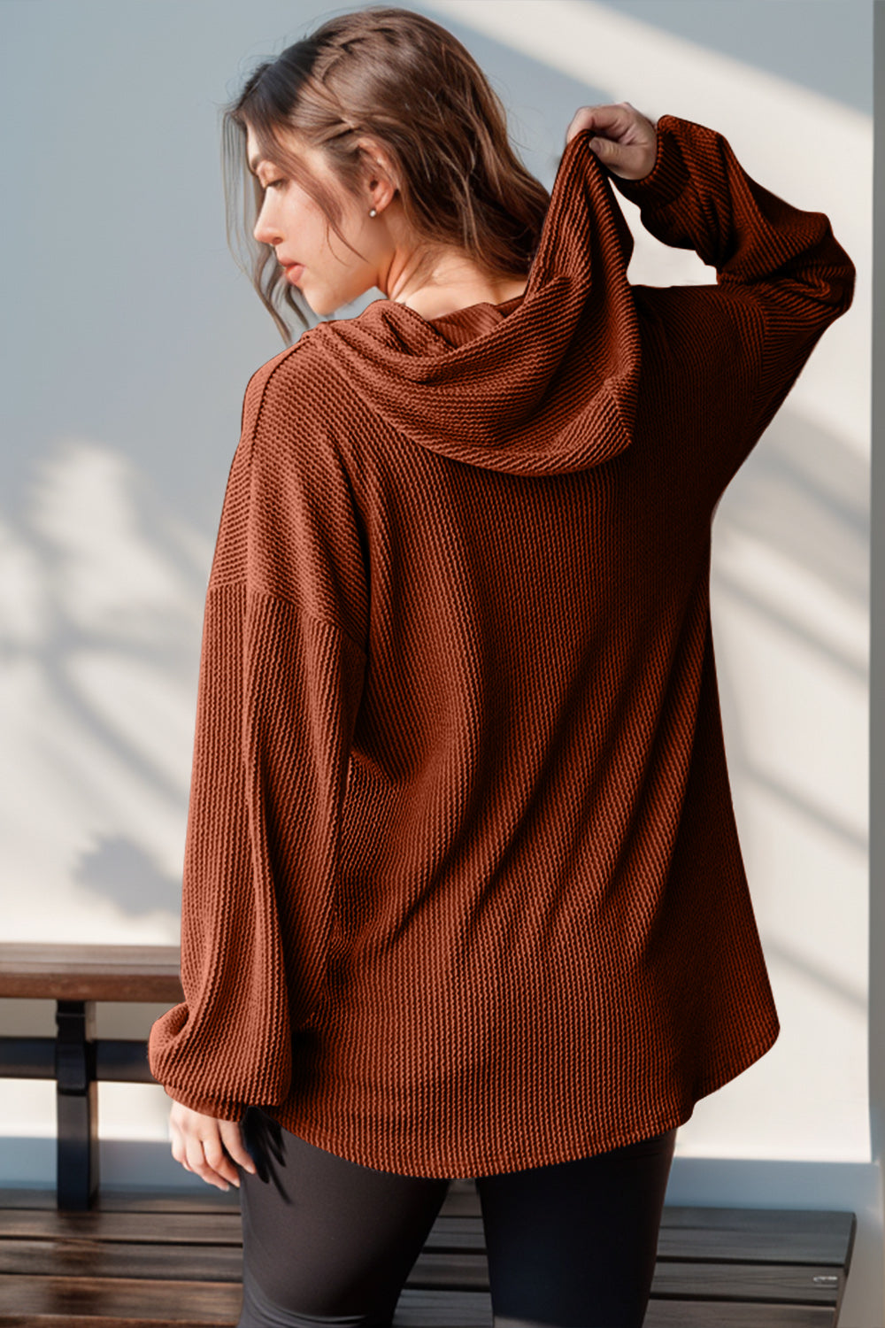 PREORDER: Urban Ribbed Knit Hoodie
