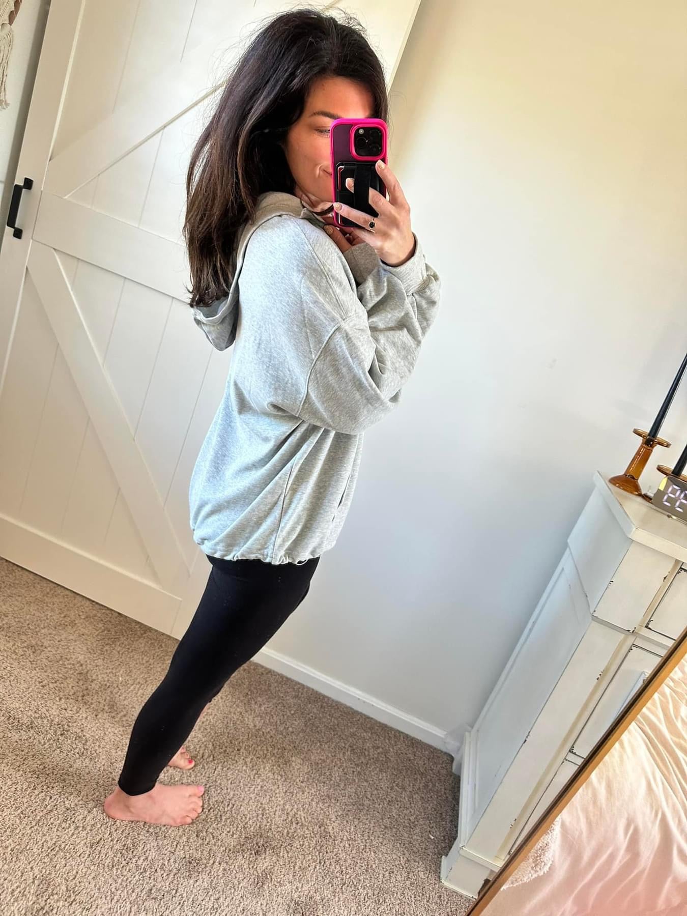 PREORDER: Oversized Classic Comfort Half Zip Hoodie