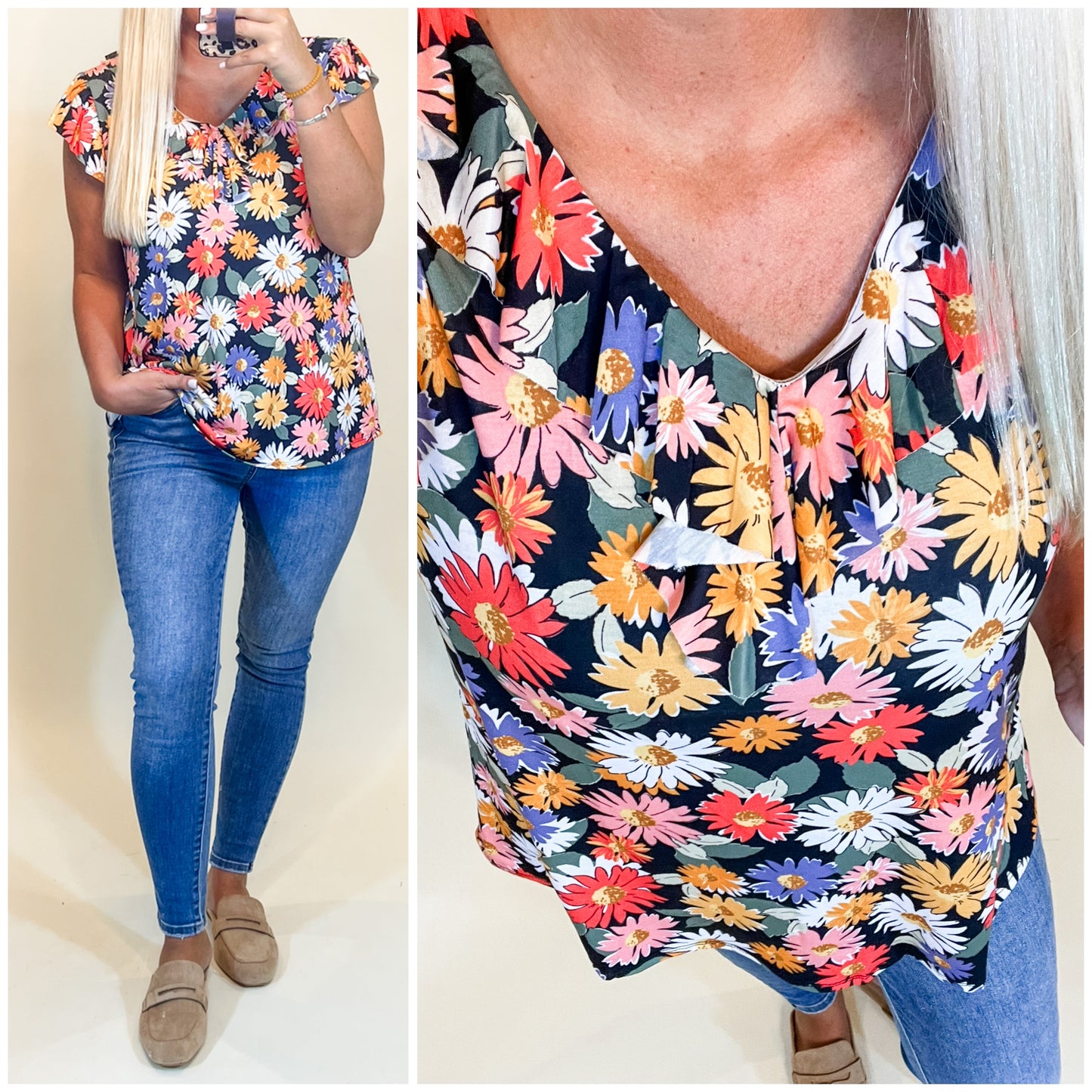 Flower Power Floral Top