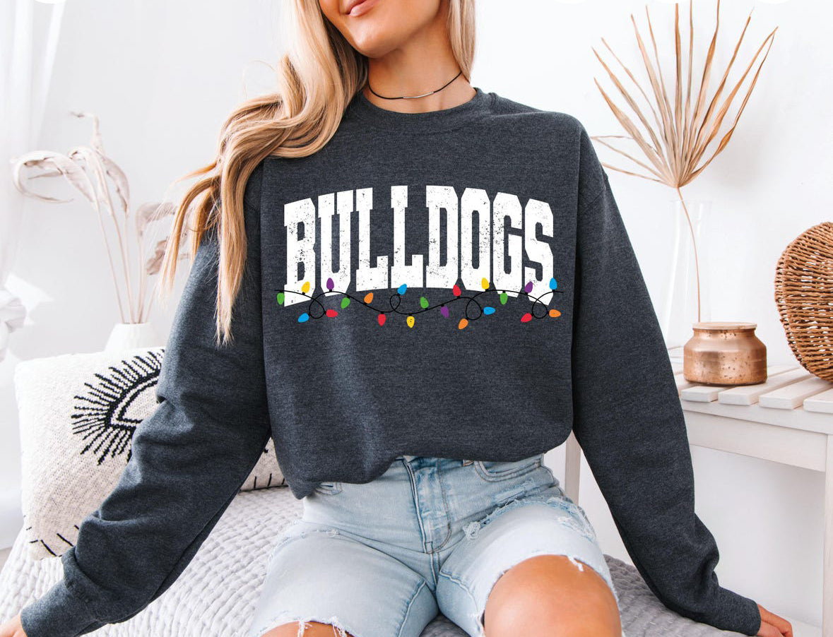 Christmas Lights Bulldogs Preorder