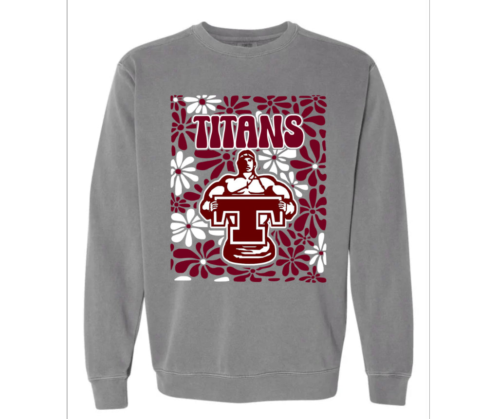 Floral Titans on Comfort Colors Preorder