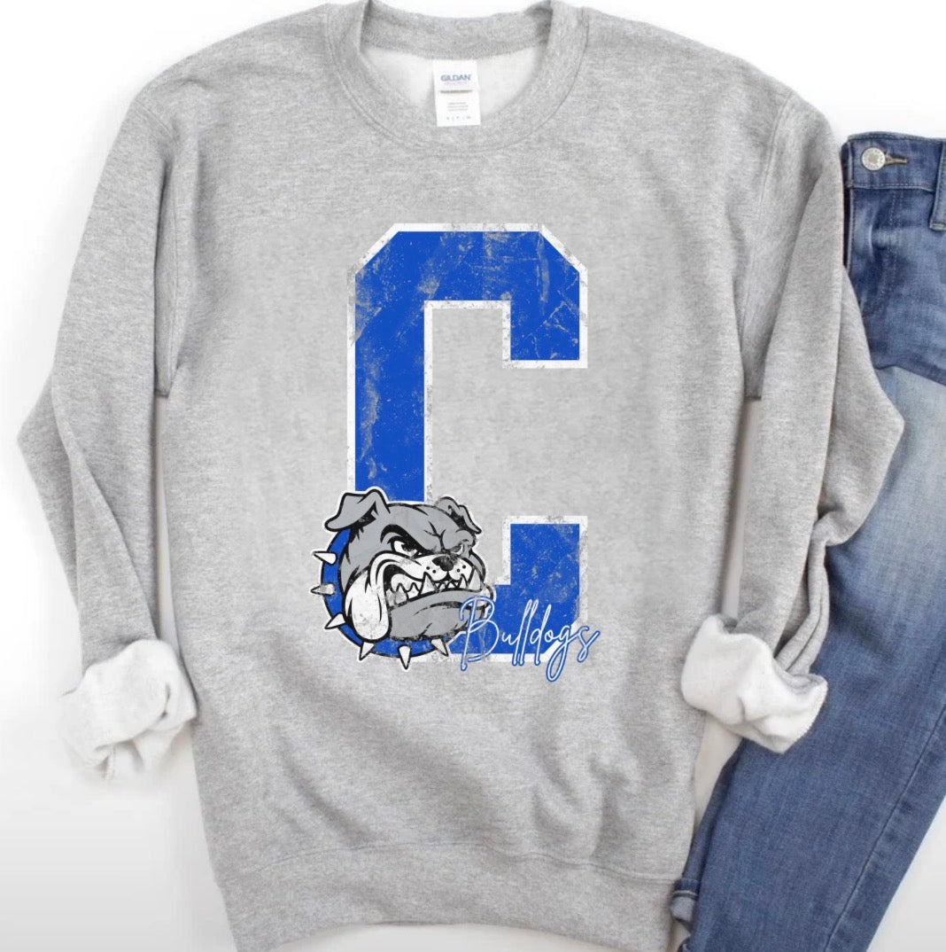 Vintage Distressed C Bulldogs Preorder