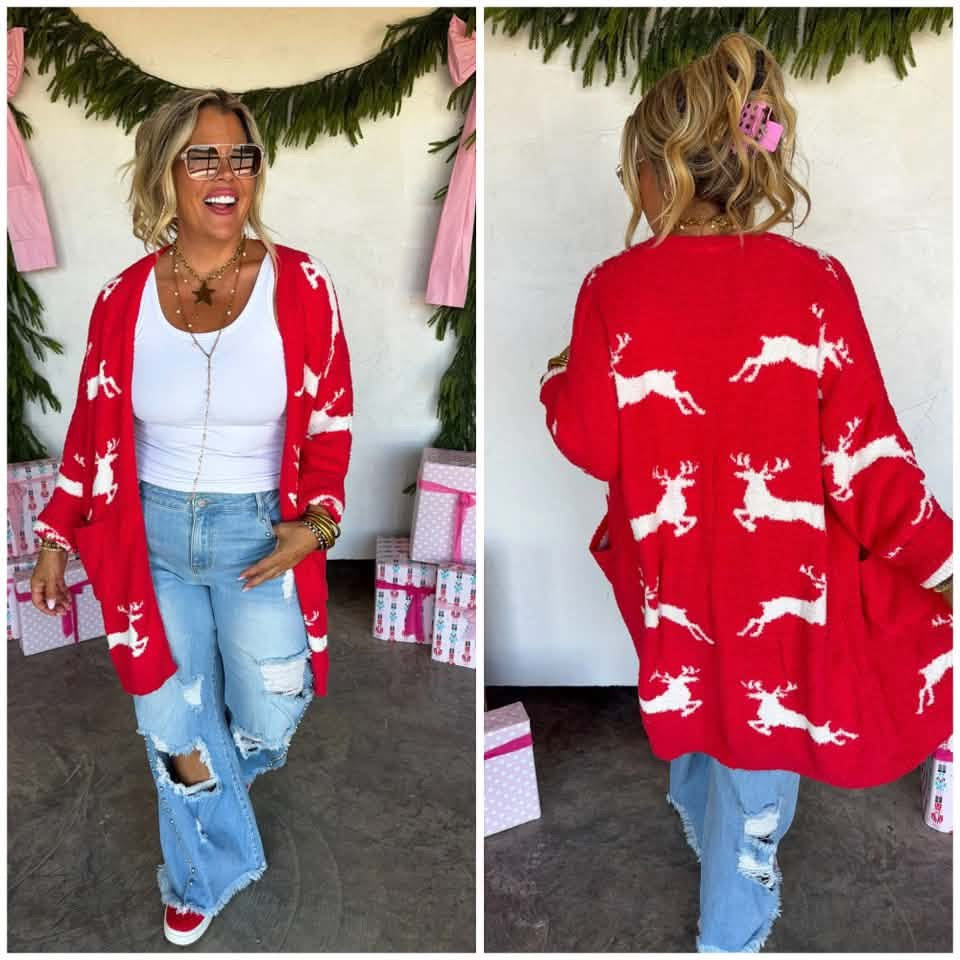 PREORDER: Christmas Cloud Cardigan, Late October Arrival