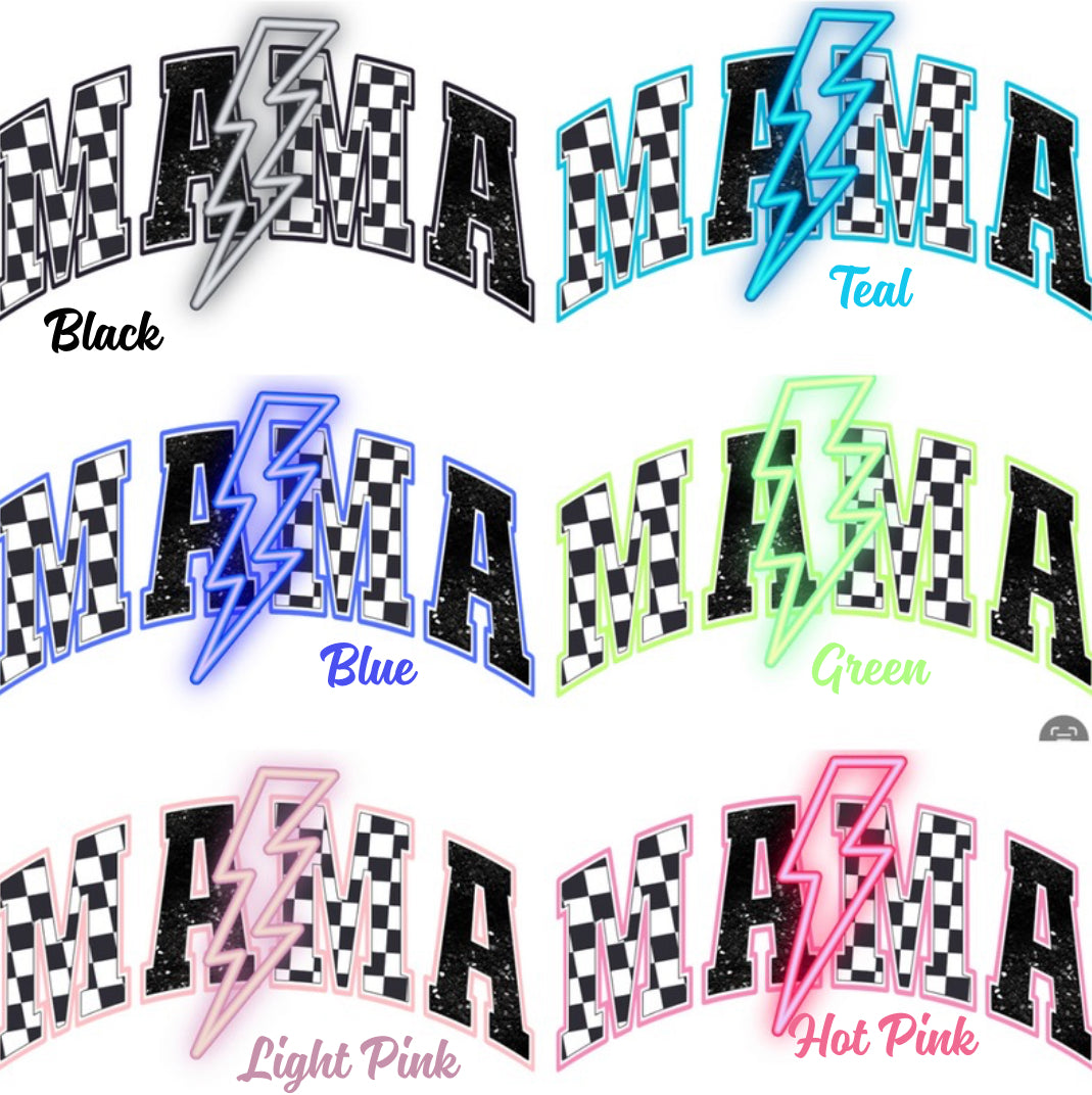 Checkered Mama Outline Preorder
