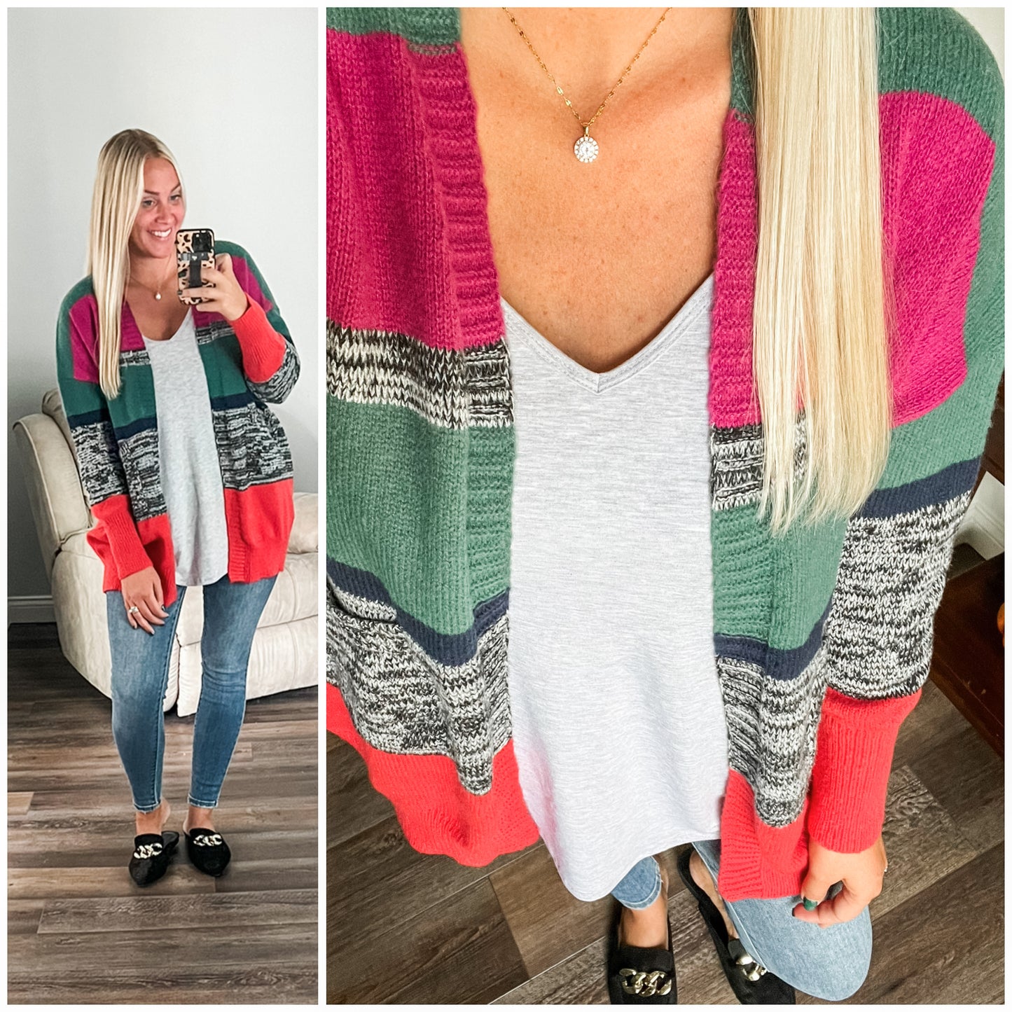 Keep it Cozy Striped Cardigan