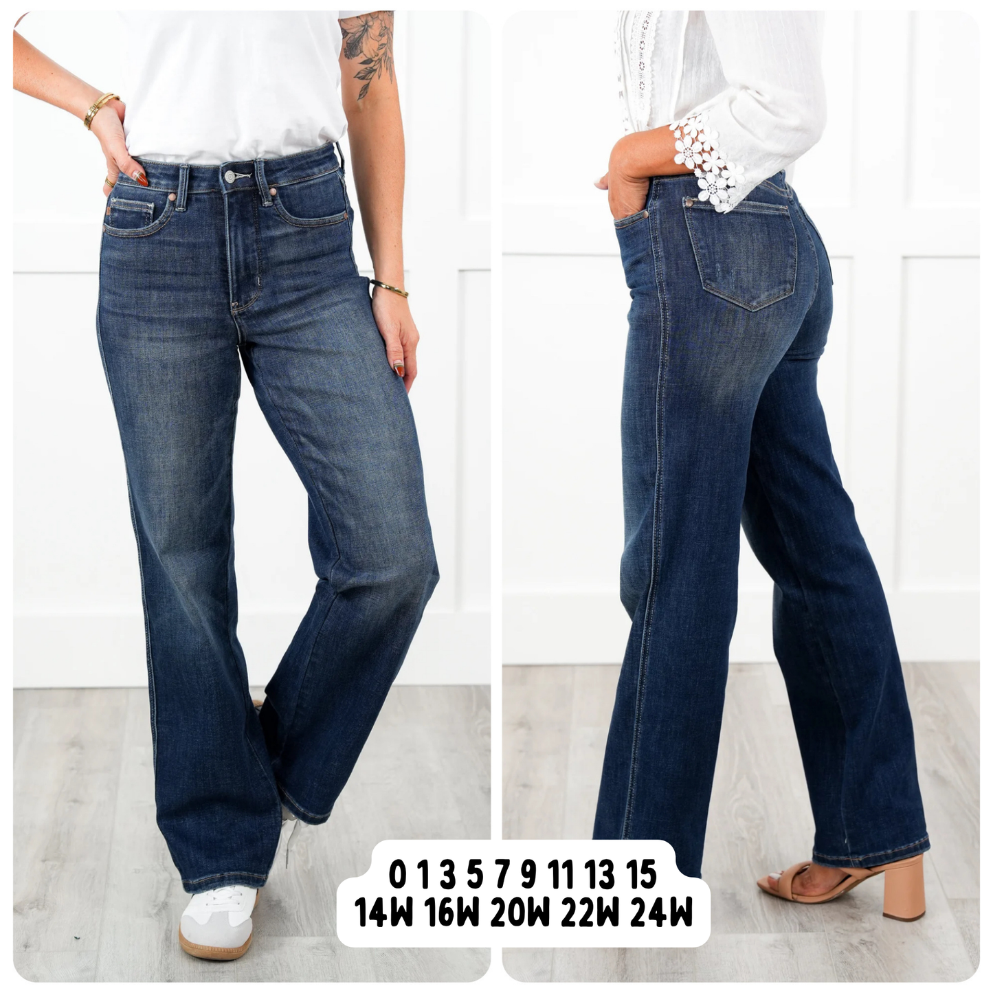 Judy Blue High Waist Tummy Control Jeans, 32” Inseam
