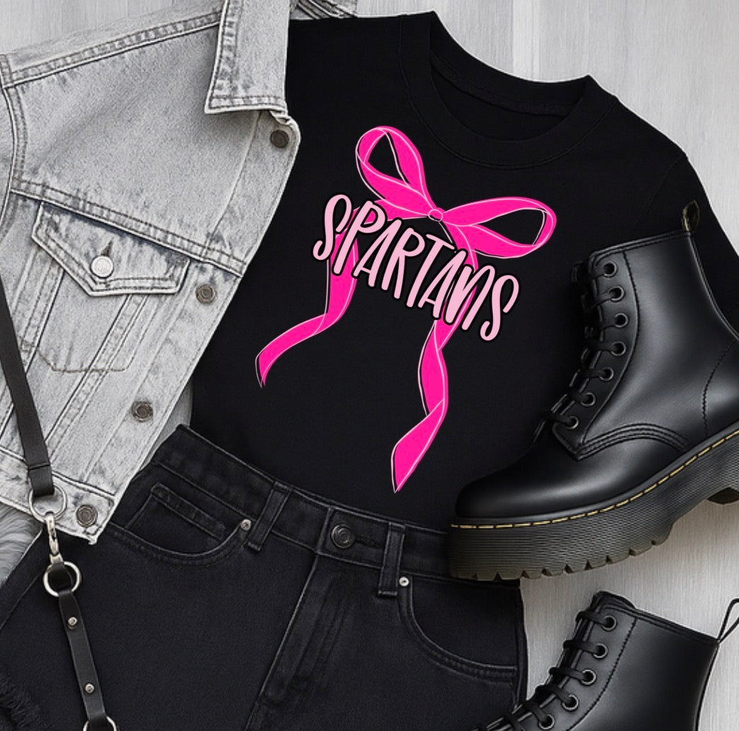PINK OUT Spartans Bow Preorder
