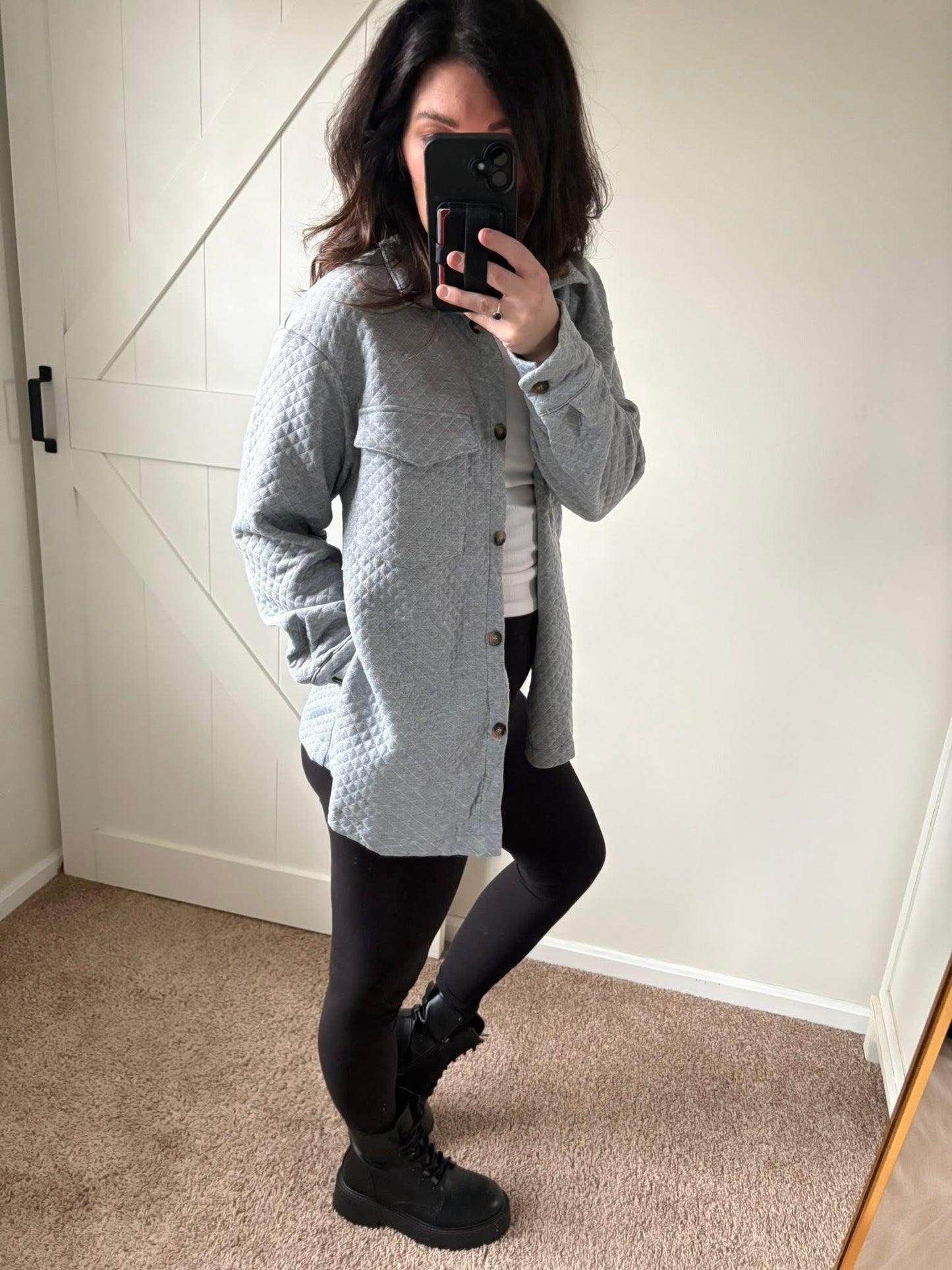 PREORDER: Quilted Coziness Shacket