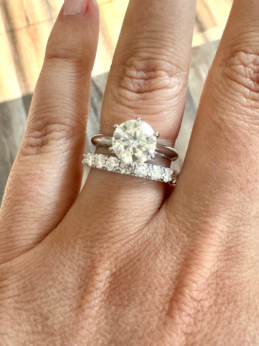 Charmed Moissanite Band Only Preorder