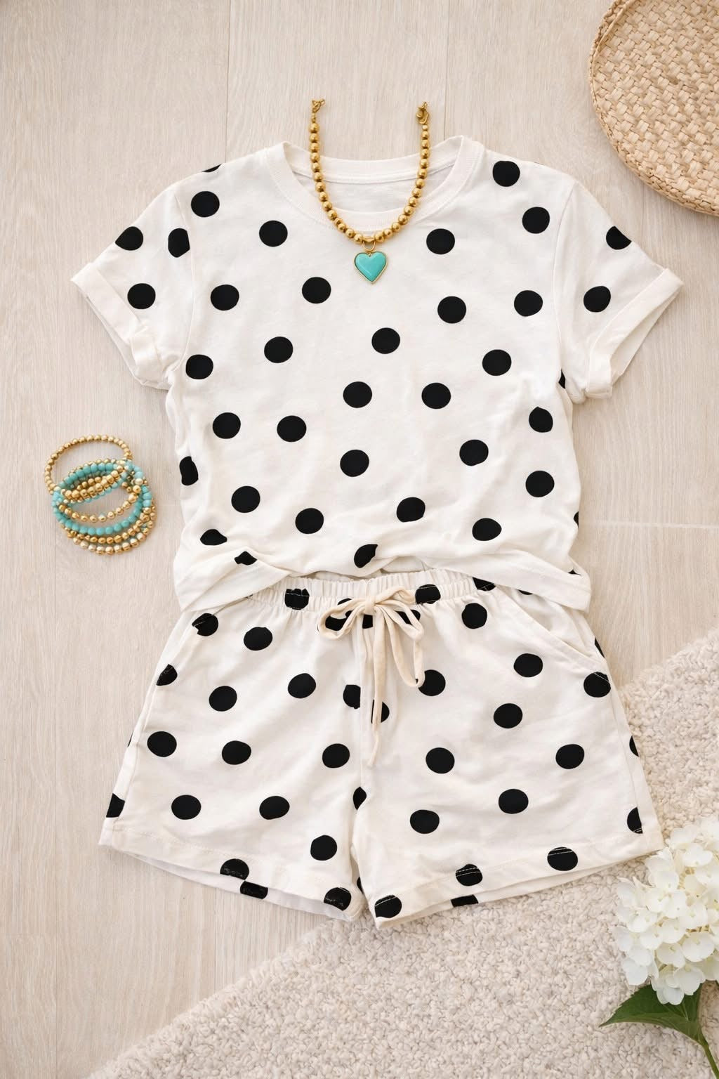 PREORDER: Dot The Detail Shorts Set
