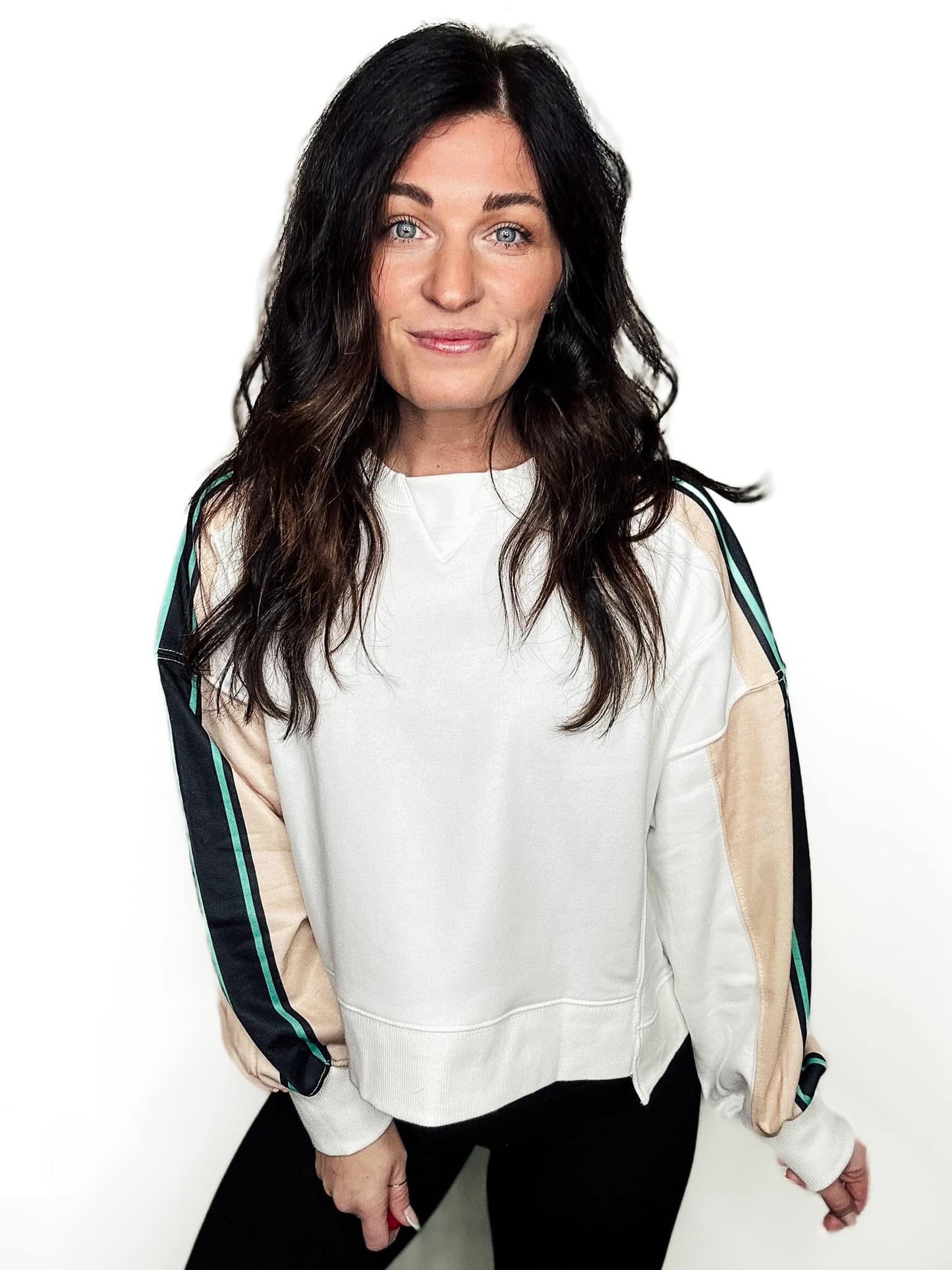 PREORDER: Sporty Chic Stripe Pullover