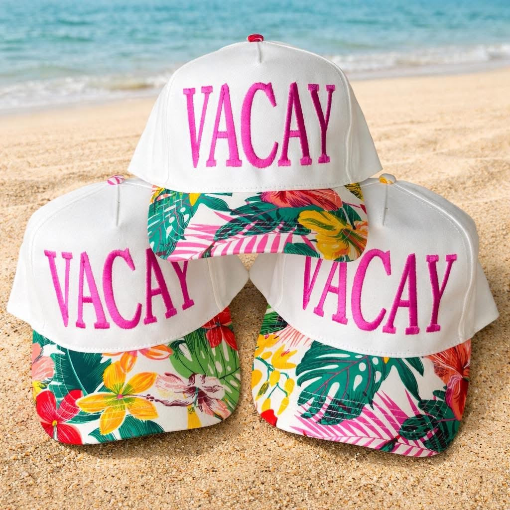 Embroidered Vacay Hat Preorder