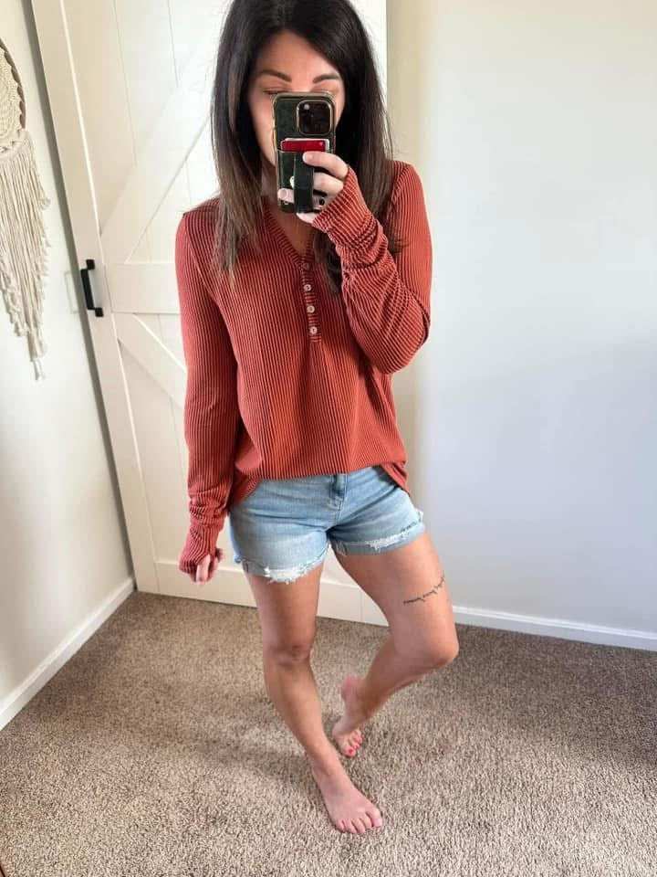 PREORDER: Ribbed Long Sleeve