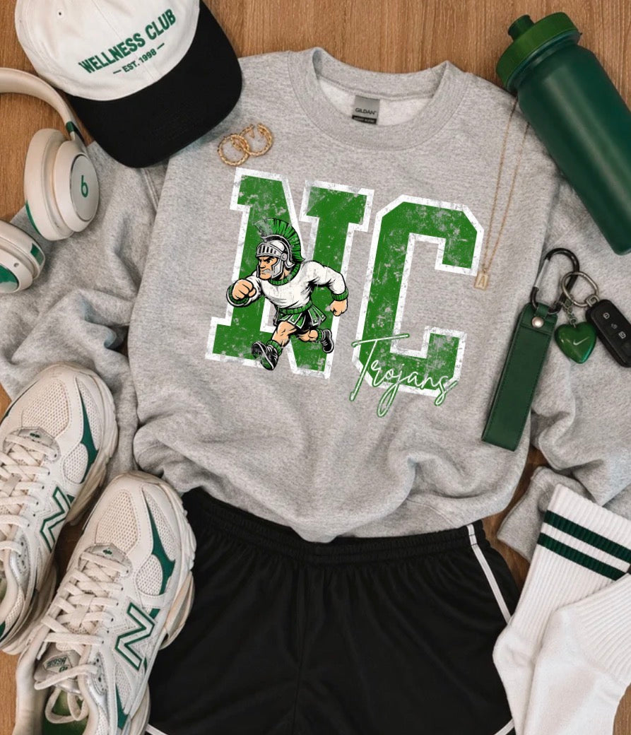Vintage Distressed NC Trojans Preorder
