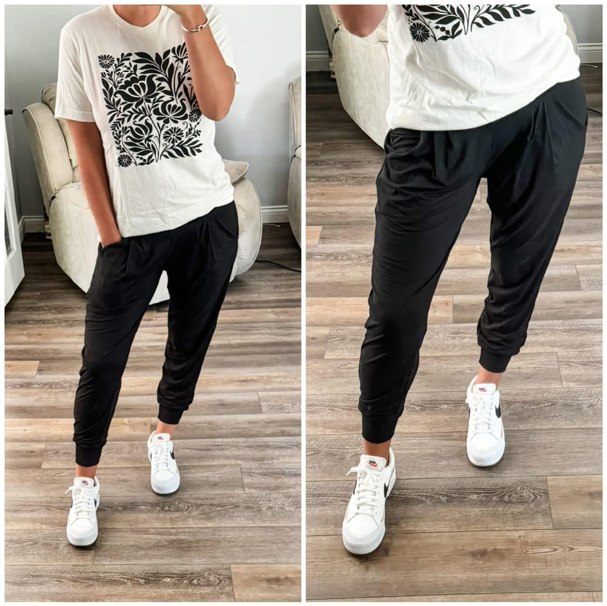 Black Harem Joggers