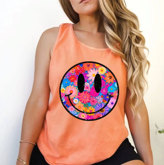 Happy Floral Tank Preorder