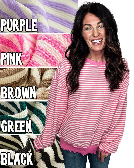 Preorder: Easy Stripes Pullover