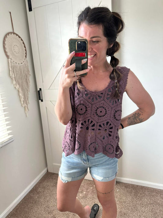 PREORDER: Vintage Charm Lace Tank