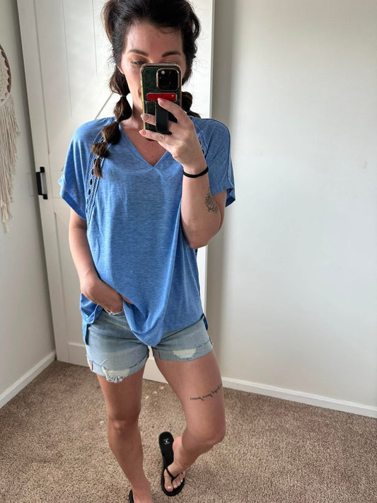 PREORDER: Eyelet Tee