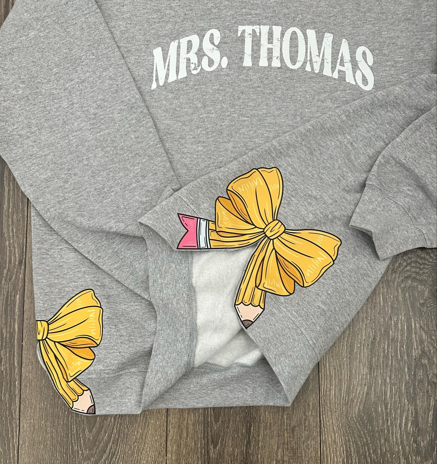 Pencil Bow Sweatshirt Preorder
