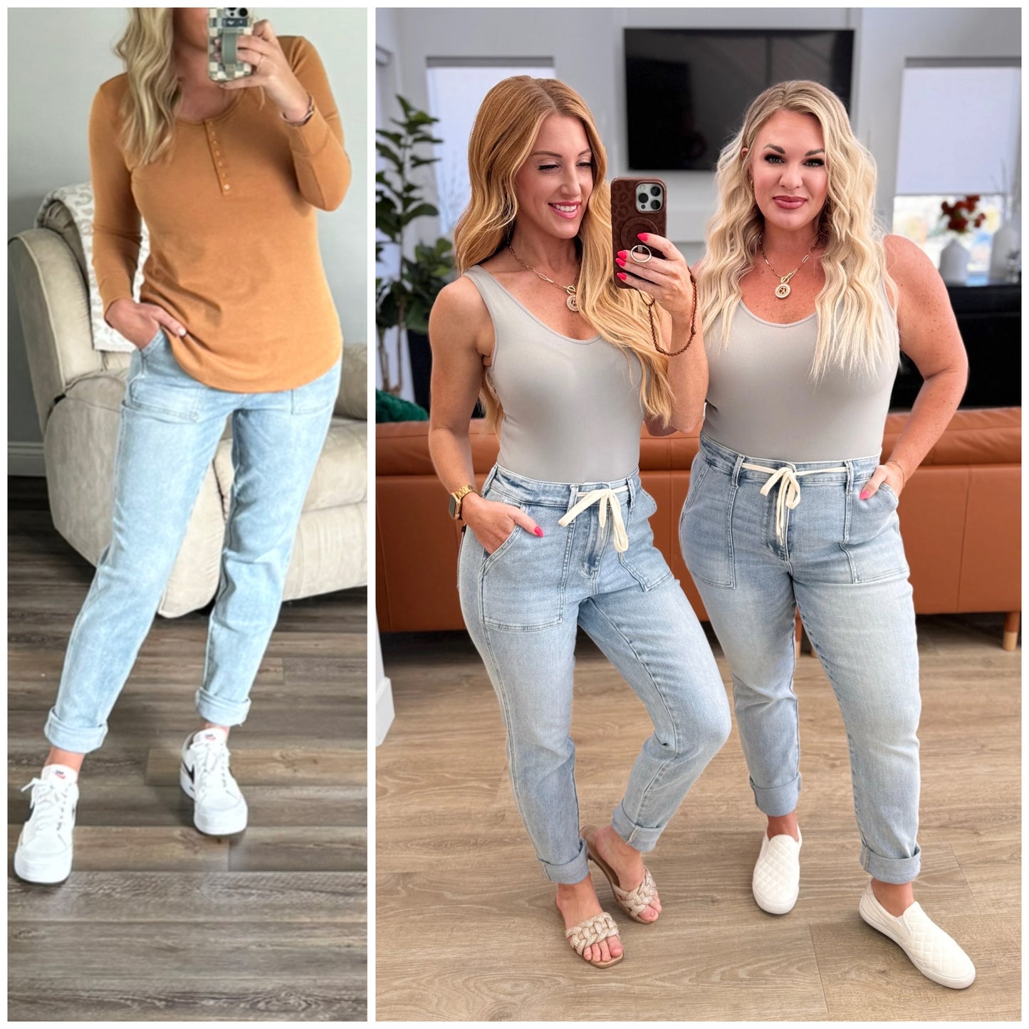 Cooper High Rise Vintage Denim Jogger