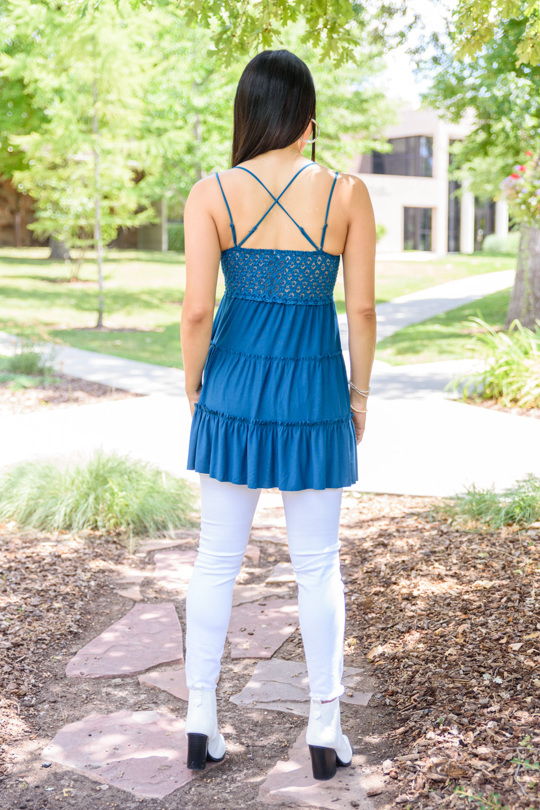 Magic Touch Tunic in Teal