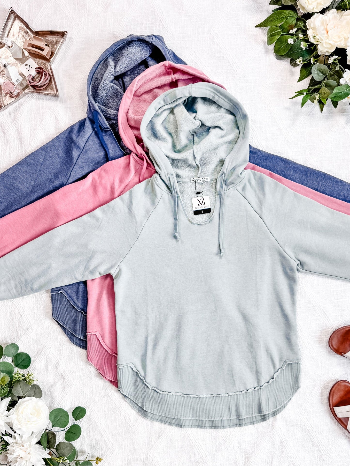 Vintage Wash Beach Hoodie - Nautical Navy