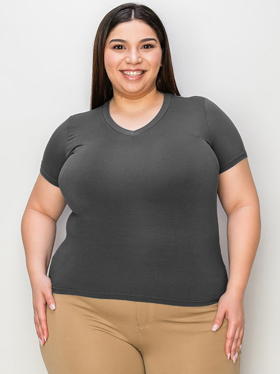 PREORDER: V-Neck High-Low T-Shirt