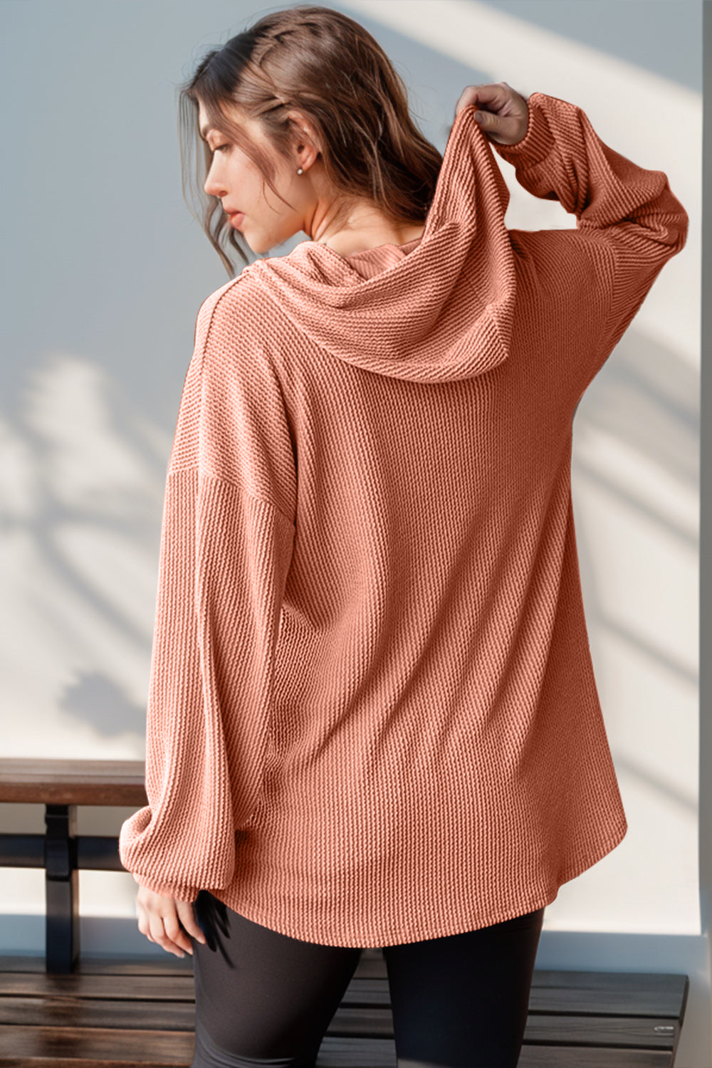 PREORDER: Urban Ribbed Knit Hoodie
