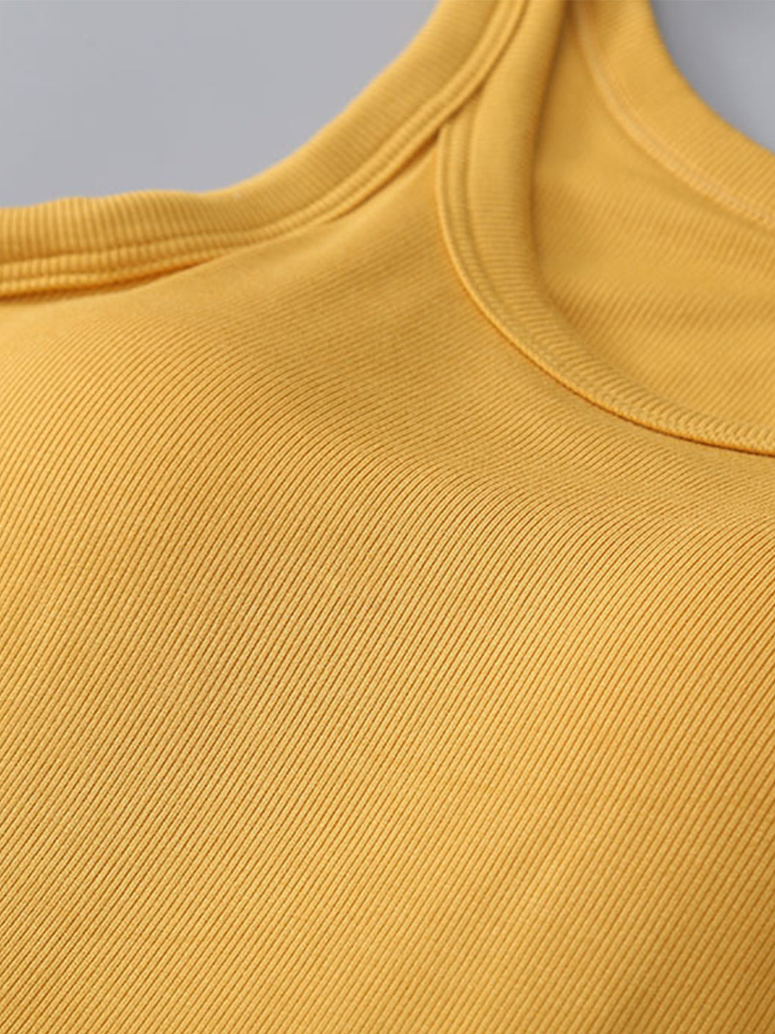 PREORDER: Ribbed Tank with Built-In Bra