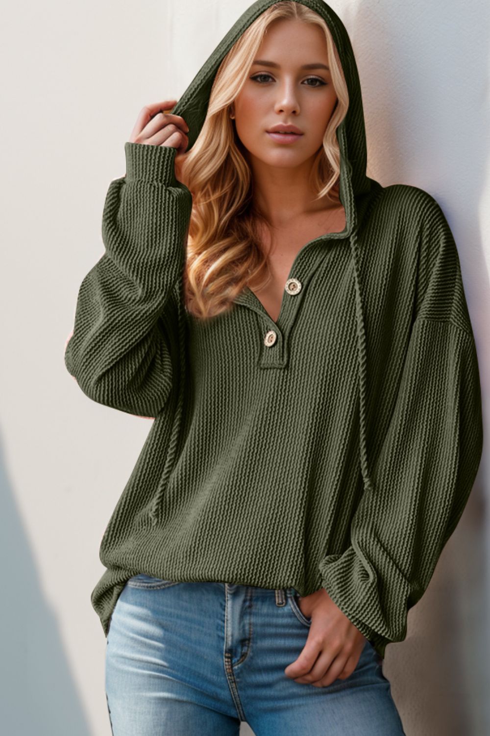 PREORDER: Urban Ribbed Knit Hoodie