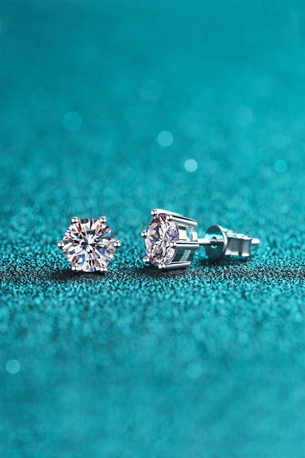 0.4 Total Carat Moissanite Stud Earrings PREORDER