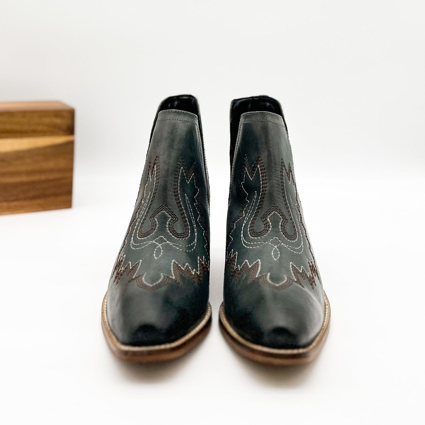 Booties in Teal