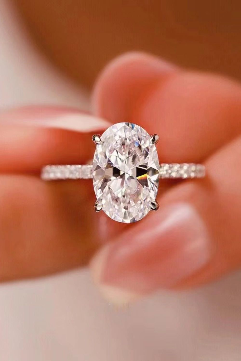 2 Carat Moissanite Ring